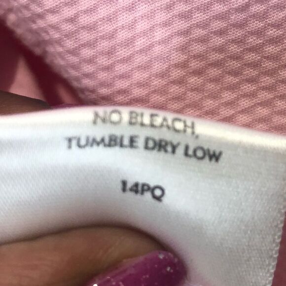 Eileen Fisher pink zip front jacket with pockets size medium - Picture 6 of 13